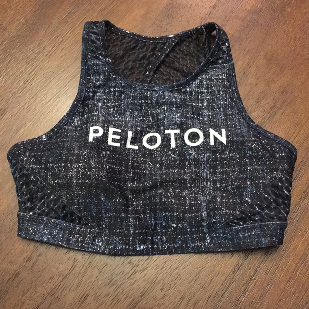 Peloton WITH Stardust Tweed sports bra size small